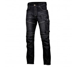 
                  LAHTIPRO SPODNIE JEANSOWE CZARNE SLIM FIT ZE WZMOCNIENIAMI ROZMIAR S L4051701